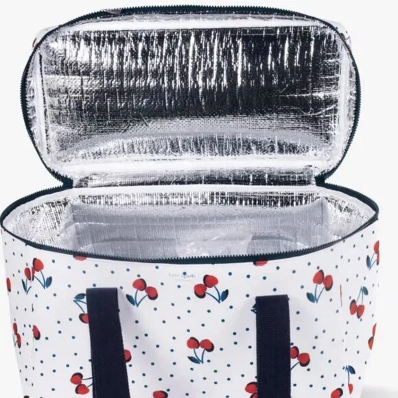 NEW kate spade Large Insulated Cooler Bag 🍒Cherries🍒 NWT - Picture 3 of 5
